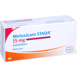Abbildung: Meloxicam STADA 15 mg Tabletten 50 St, Tabletten PZN 01079245