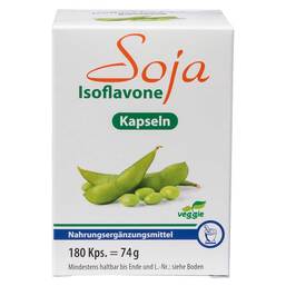 Abbildung: Soja Isoflavone Kapseln Kapseln, 180 St PZN 01079363