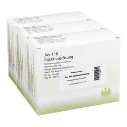 Abbildung: Juv 110 Injektionslösung 1,1 ml Ampullen 3X100 St, Ampullen PZN 01082537