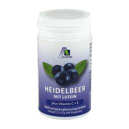 Abbildung: Heidelbeer Kapseln + Lutein Kapseln, 60 St PZN 01082603