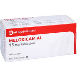 Abbildung: Meloxicam AL 15 mg Tabletten 100 St, Tabletten PZN 01084341