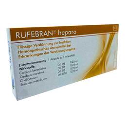 Abbildung: Rufebran heparo Ampullen Ampullen, 10 St PZN 01085180