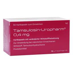 Abbildung: Tamsulosin Uropharm 0,4 mg Hartk.verä.Wst.-Frs. 50 St, Hartkapseln mit veränderter Wirkstofffreisetzung PZN 01086995