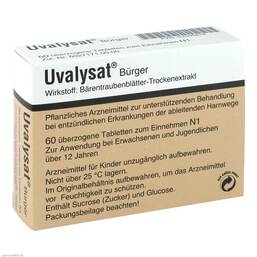 Abbildung: Uvalysat Bürger überzogene Tabletten Überzogene Tabletten, 60 St PZN 01095818