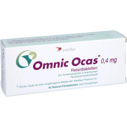 Abbildung: Omnic Ocas 0,4 mg Retardtabletten 45 St, Retard-Tabletten PZN 01096864
