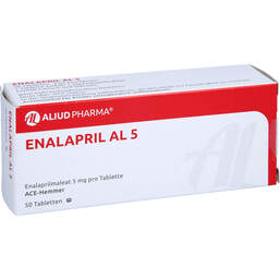 Abbildung: Enalapril AL 5 Tabletten 50 St, Tabletten PZN 01097651