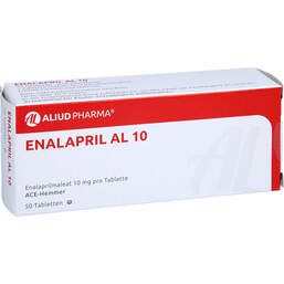 Abbildung: Enalapril AL 10 Tabletten 50 St, Tabletten PZN 01097734