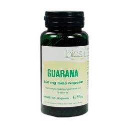 Abbildung: Guarana 500 mg Bios Kapseln Kapseln, 100 St PZN 01104842