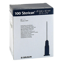 Abbildung: Sterican Kanülen 23Gx2 3 / 8 0,6x60 mm Kanüle, 100 St PZN 01105439