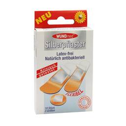 Abbildung: Silberpflaster 3 Größen steril Pflaster, 10 St PZN 01114579