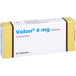 Abbildung: Volon 4 mg Tabletten 20 St, Tabletten PZN 01115774