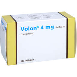Abbildung: Volon 4 mg Tabletten 100 St, Tabletten PZN 01115780