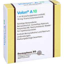 Abbildung: Volon A 10 Ampullen 1 ml, Ampullen PZN 01116182