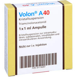 Abbildung: Volon A 40 Ampullen 1 ml, Ampullen PZN 01116207