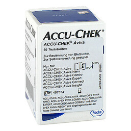 Abbildung: Accu Chek Aviva Teststreifen Plasma II 1X50 St, Teststreifen PZN 01116710