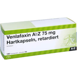 Abbildung: Venlafaxin AbZ 75 mg Hartkapseln retardiert 100 St, Retard-Kapseln PZN 01123986