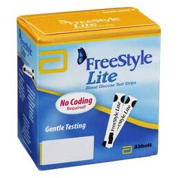 Abbildung: Freestyle Lite Teststreifen ohne Codieren Teststreifen, 100 St PZN 01124566