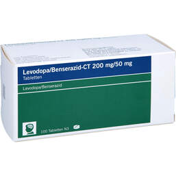 Abbildung: Levodopa Benserazid-CT 200 mg / 50 mg Tabletten 100 St, Tabletten PZN 01126789