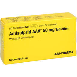 Abbildung: Amisulprid AAA Pharma 50 mg Tabletten 50 St, Tabletten PZN 01131388