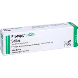 Abbildung: Protopic 0,03% Salbe 30 g, Salbe PZN 01131738