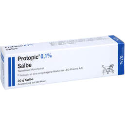 Abbildung: Protopic 0,1% Salbe 30 g, Salbe PZN 01131879
