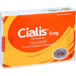 Abbildung: Cialis 5 mg Filmtabletten 28 St, Filmtabletten PZN 01133074