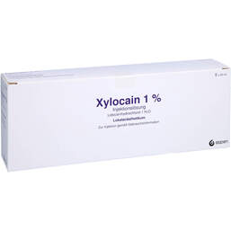 Abbildung: Xylocain 1% Flaschen Injektionslösung 5X50 ml, Injektionslösung PZN 01137907