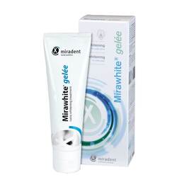 Abbildung: Miradent Bleaching Mirawhite gelee Zahnpasta, 100 ml PZN 01139817
