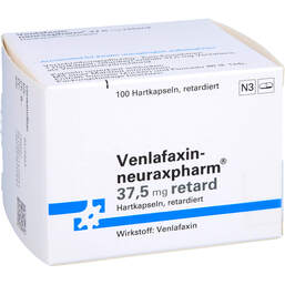 Abbildung: Venlafaxin neuraxpharm 37,5 mg retard Kapseln 100 St, Retard-Kapseln PZN 01147024