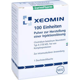 Abbildung: Xeomin 100 LD50 Einheiten Pulver zur Herstellung einer Injektionslösung 1 St, Pulver zur Herstellung einer Injektionslösung PZN 01151600