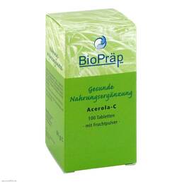 Abbildung: Acerola C Tabletten Lutschtabletten 100 St, Lutschtabletten PZN 01156537