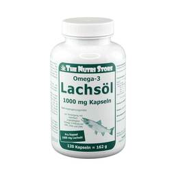 Abbildung: Omega 3 Lachsöl 1000 mg Kapseln 120 St, Kapseln PZN 01159406