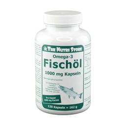 Abbildung: Omega 3 Fischöl 1000 mg Kapseln Kapseln, 120 St PZN 01159435