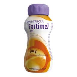 Abbildung: Fortimel Jucy Orangengeschmack Flüssigkeit, 6X4X200 ml PZN 01161975