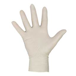 Abbildung: Handschuhe Latex puderfrei unsteril Größe M 100 St, Handschuhe PZN 01162443