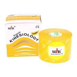 Abbildung: Kinesiotape Nasara 5cmx5m gelb Pflaster, 1 St PZN 01164672