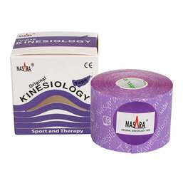 Abbildung: Kinesiotape Nasara 5cmx5m lila Pflaster, 1 St PZN 01164703