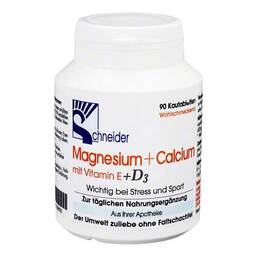 Abbildung: Magnesium + Calcium Kautabletten Kautabletten, 90 St PZN 01169652