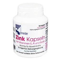 Abbildung: Zink Kapseln mit Vitamin E, A, Biotin Kapseln, 90 St PZN 01169669