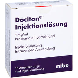 Abbildung: Dociton Ampullen 10X1 ml, Ampullen PZN 01173056