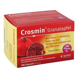 Abbildung: Crosmin Granatapfel Kapseln Kapseln, 180 St PZN 01174883