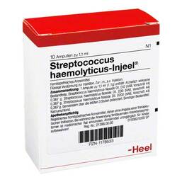 Abbildung: Streptococcus Haemolyticus Injeel Ampullen 10 St, Ampullen PZN 01178533