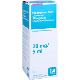 Abbildung: Pipamperon Saft 1A Pharma 200 ml, Lösung zum Einnehmen PZN 01202409