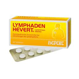 Abbildung: Lymphaden Hevert Lymphdrüsen Tabletten Tabletten, 40 St PZN 01213956