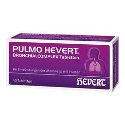 Abbildung: Pulmo Hevert Bronchialcomplex Tabletten 40 St, Tabletten PZN 01213979