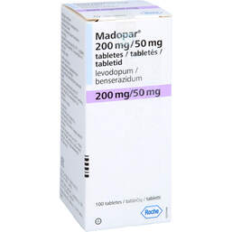 Abbildung: Madopar 250 Tabletten 100 St, Tabletten PZN 01214192