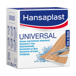 Abbildung: Hansaplast Universal Pflaster wat Pflaster, 1 St PZN 01215300