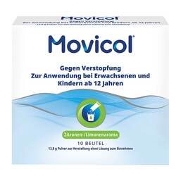 Abbildung: Movicol Beutel Pulver Pulver zur Herstellung einer Lösung zum Einnehmen, 10 St PZN 01215719
