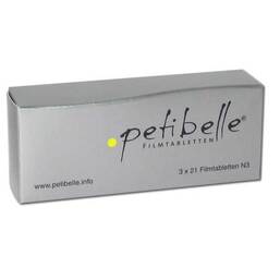 Abbildung: Petibelle 0,03mg / 3mg Filmtabletten 3X21 St, Filmtabletten PZN 01217581