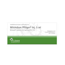 Abbildung: Milchsäure Pflüger Injektionslösung 5 ml Injektionslösung, 10 St PZN 01222429